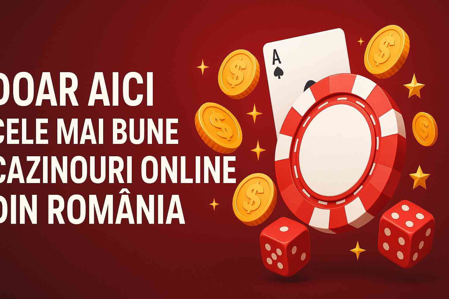 Doar aici! Cele mai bune cazinouri online din România